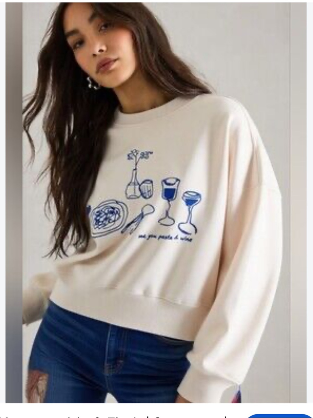 Abercrombie and & Fitch Vino Picnic Sweatshirt